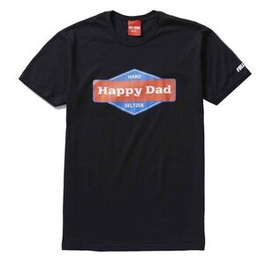 Full Send Happy Dad Black T-Shirt